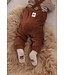Feetje 52000133 Tuinbroek velours rib - Wild World Bruin