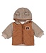 Feetje 51800356 Bouclé jasje met capuchon - Wild World Bruin