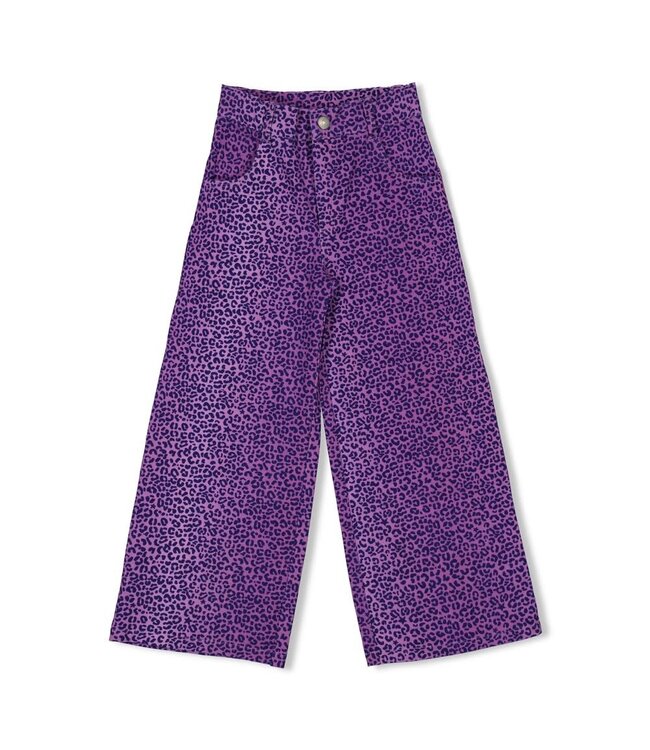 Jubel 92200478 Flared broek AOP - Wild Soul l.Lila