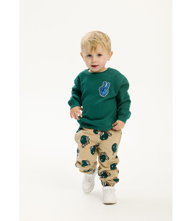 The New Copy of Copy of TNSTPer Sweatshirt Alpine Green Striped TNST6357