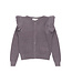 The New TN6430 TNPERLA Glitter Knit Cardigan Gray Ridge