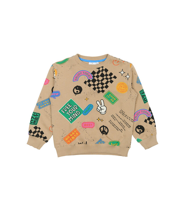 The New TN6467 TNPeter OS Sweatshirt Humus AOP