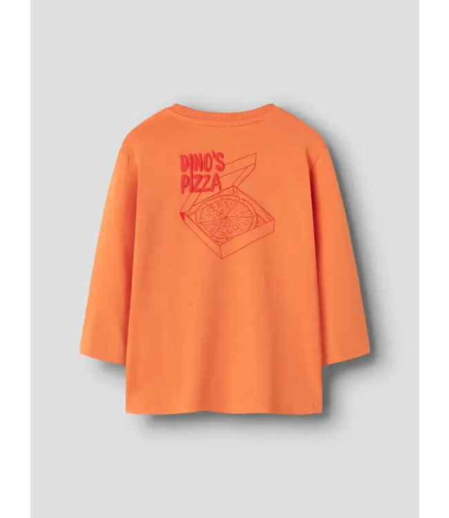 Name it mini NMMNOAH LS NREG TOP Dusty Orange