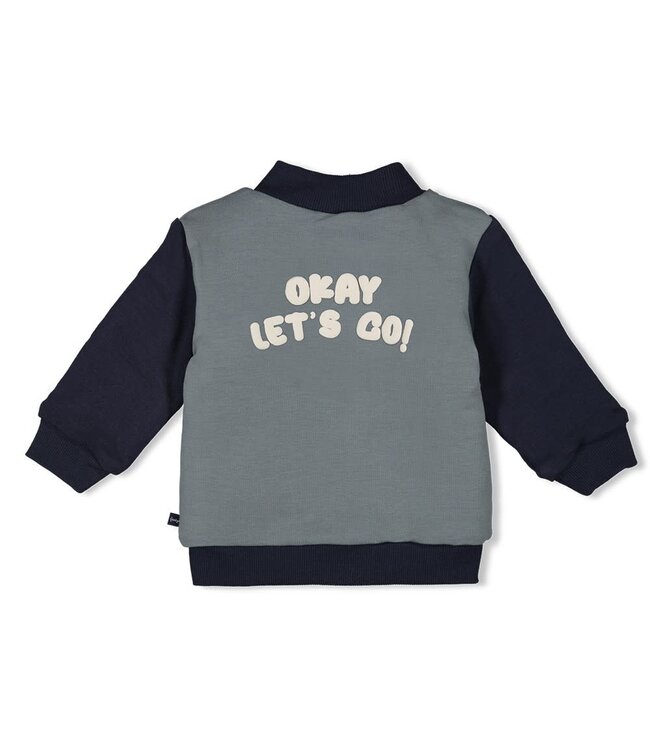 Feetje 51300527 Omkeerbaar vestje - Let's Go! Petrol