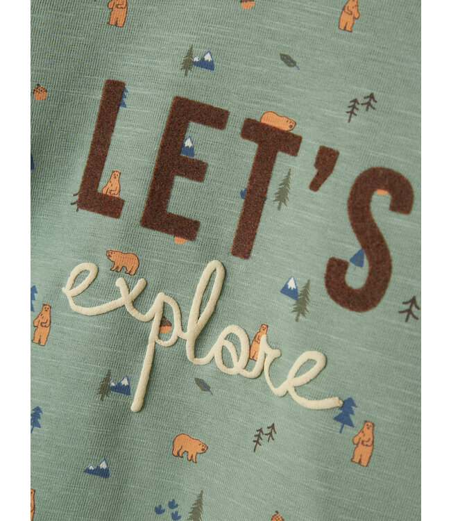 Name it baby NBMOSSY LS TOP 13233486 - Lily pad