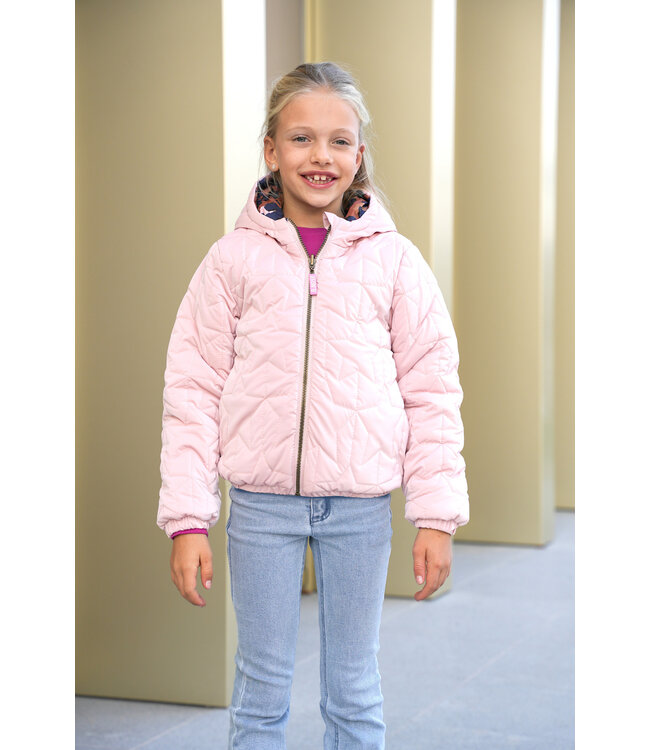 B.NOSY Y508-5214 Jessie jacket reversible Coral blush