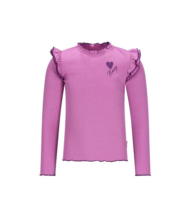 B.NOSY Y508-5427 622 Tonya top wit ruffles violet