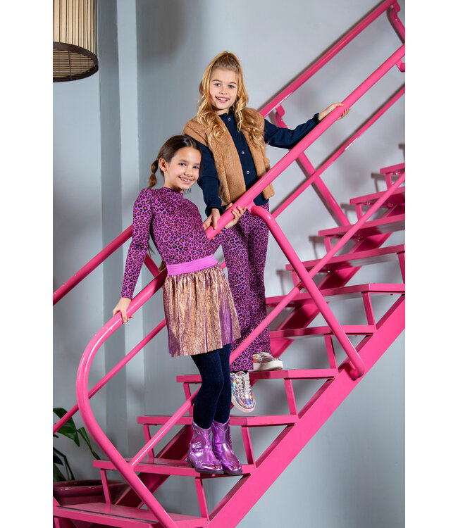 B.NOSY Y508-5705 720 Roza skirt metallic old gold