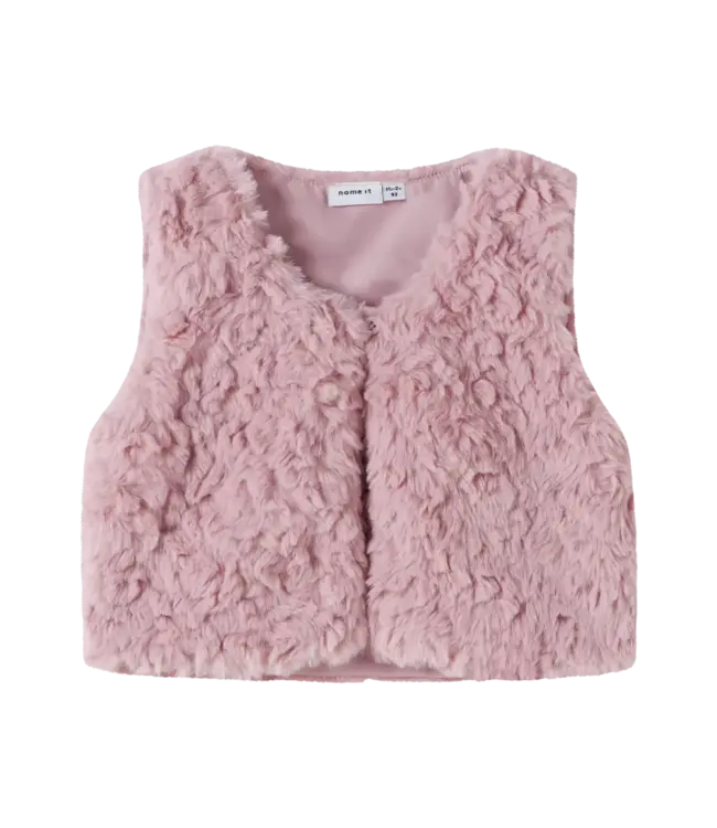 Name it mini Nmfnano fake fur vest 13246076 Burnished Lilac