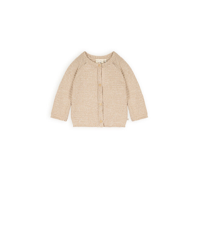 Petite Maison Kiki knitted button up cardigan E000-7302 Oatmeal