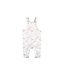 Petite Maison Silas double jersey dungaree E000-7012 aop leaves