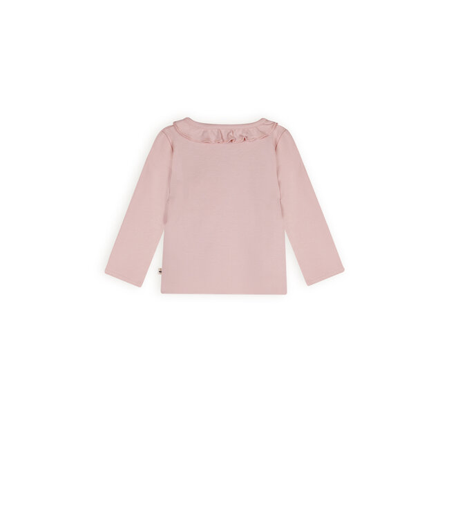 Petite Maison Kaya tshirt Longsleeve ruffle E000-7400 Pastel Pink