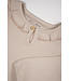 Petite Maison Kaya tshirt Longsleeve ruffle E000-7400 Oatmeal