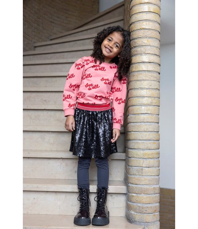 Jubel 92200496 Legging - Queen Of Hearts Antraciet