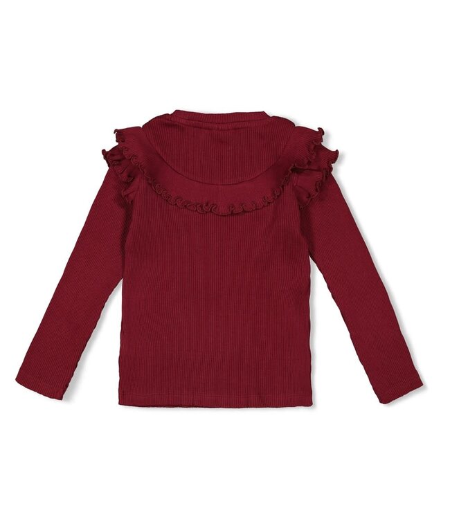 Jubel 91600440 Longsleeve rib - Queen Of Hearts Bordeaux