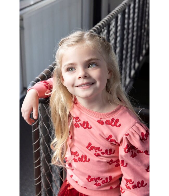 Jubel 91600444 Sweater AOP - Queen Of Hearts l.Roze