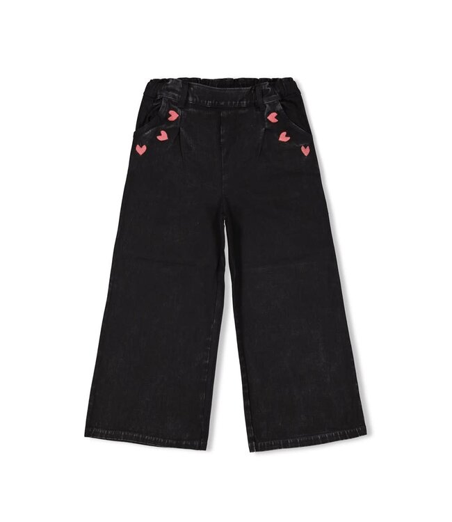 Jubel 92200485 Culotte denim look - Queen Of Hearts Antraciet