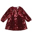 Jubel 91400414 Pailetten jurk - Queen Of Hearts Bordeaux