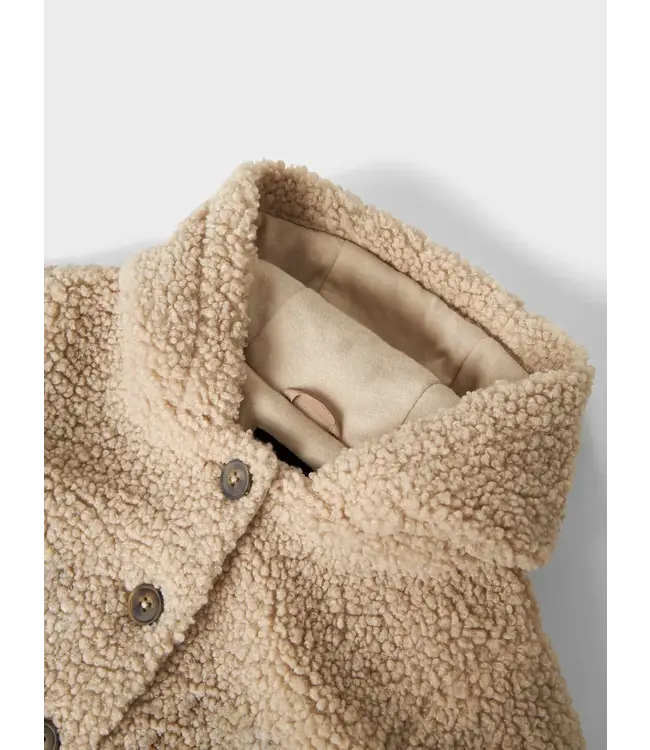 Name it baby NBNMILO TEDDY JACKET 13243873 Pure Cashmere