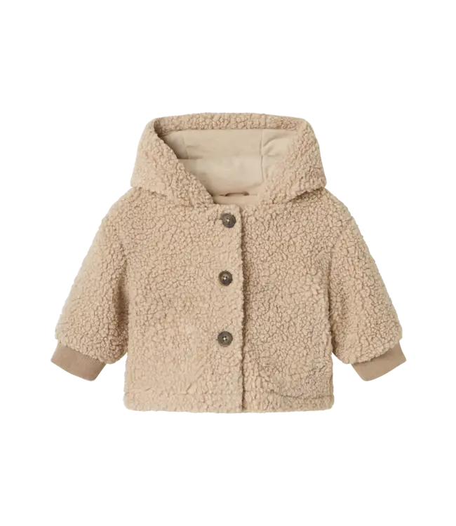 Name it baby NBNMILO TEDDY JACKET 13243873 Pure Cashmere