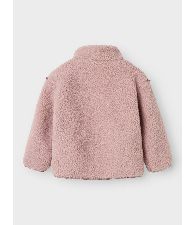 Name it mini 13243656 Nmfmina teddy jacket violet ice