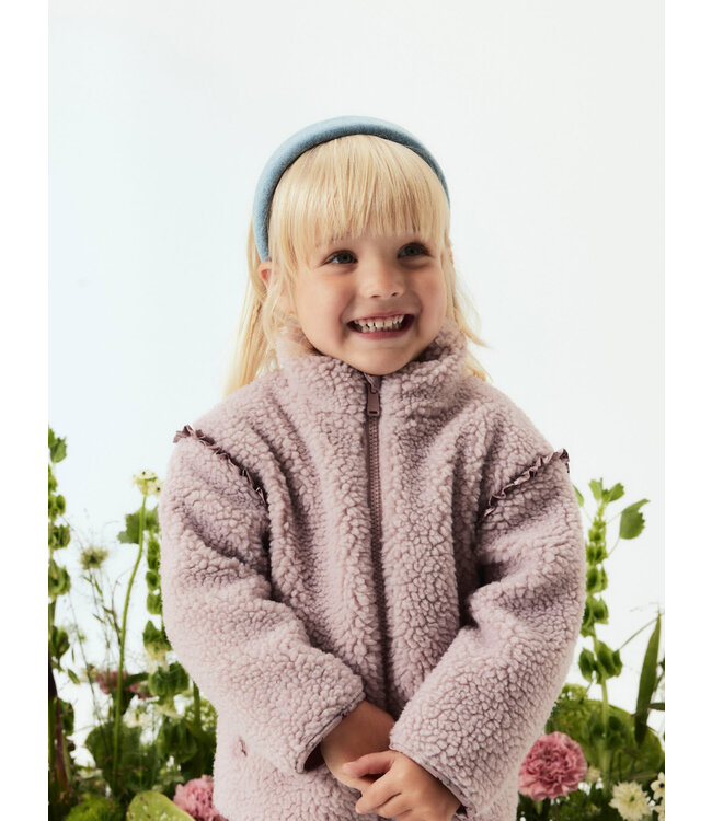 Name it mini 13243656 Nmfmina teddy jacket violet ice