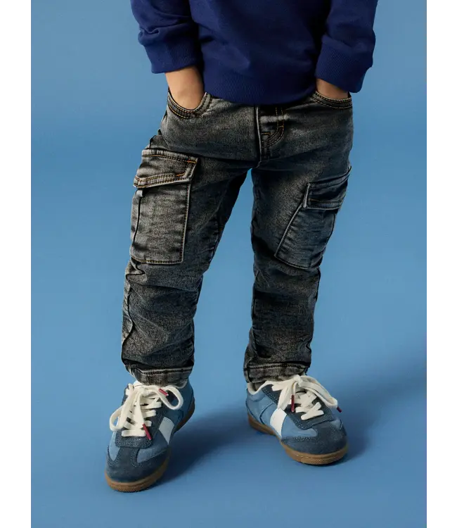 Name it mini NMMSILAS SLIM CARGO JEANS 13240617 Dark Grey Denim