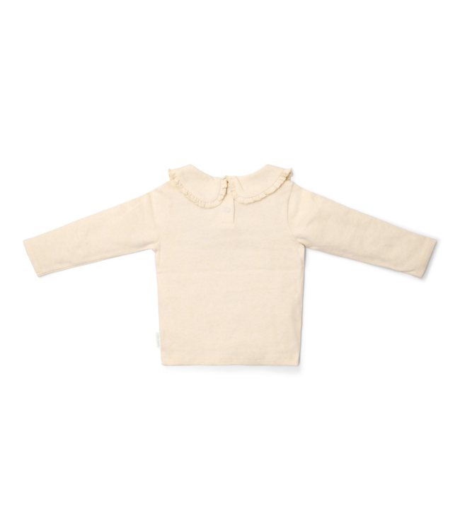 Little Dutch t-shirt-long-sleeves-sand-melee CL250910