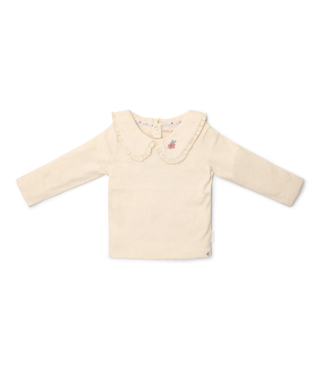 Little Dutch t-shirt-long-sleeves-sand-melee CL250910