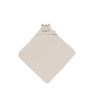 Jollein Badcape Badstof 75x75cm - Charlie the Cat