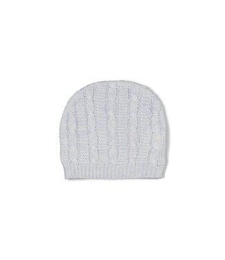 Feetje 53100708 Mutsje gebreid - The Knits Blauw melange