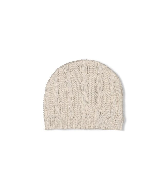 Feetje 53100710 Mutsje gebreid - The Knits Taupe melange