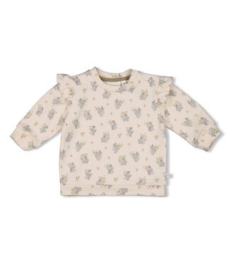 Feetje 51602555 Sweater AOP - Fields of Green Offwhite