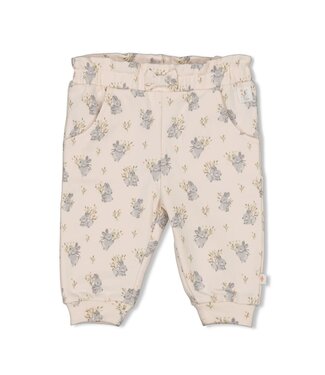 Feetje 52202363 Broek AOP - Fields of Green Offwhite