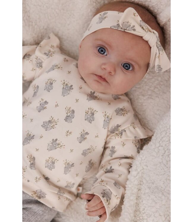 Feetje 53100676 Haarband AOP - Fields of Green Offwhite