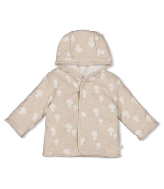 Feetje 51800349 Omkeerbaar jasje met capuchon AO - Dear Autumn Taupe melange