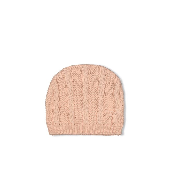 Feetje 53100709 Mutsje gebreid - The Knits Roze