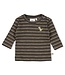 Feetje 51602620 Longsleeve rib met streep - Rawrsome Antraciet melange