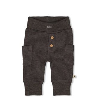 Feetje 52202412 Broek rib - Rawrsome Antraciet melange
