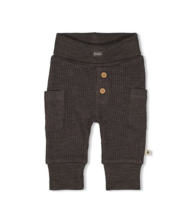 Feetje 52202412 Broek rib - Rawrsome Antraciet melange