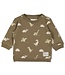Feetje 51602614 Sweater AOP - Rawrsome Olijf