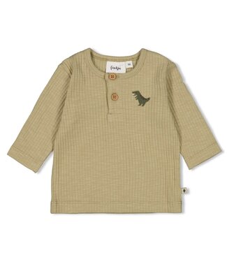 Feetje 51602615 Longsleeve rib - Rawrsome Groen