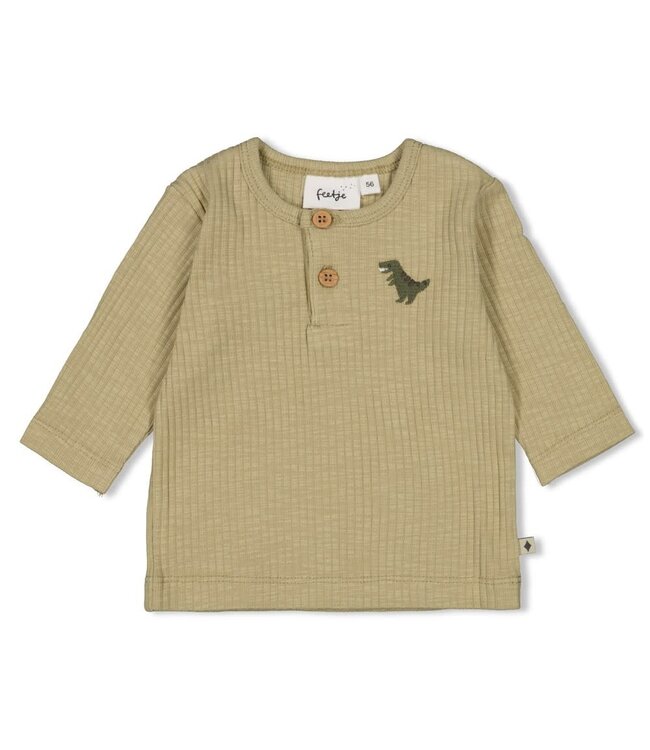 Feetje 51602615 Longsleeve rib - Rawrsome Groen