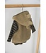 Feetje 51200038 Bouclé bodywarmer met capuchon - Rawrsome Groen