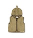 Feetje 51200038 Bouclé bodywarmer met capuchon - Rawrsome Groen