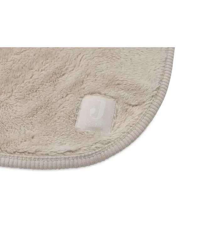 Jollein Deken Wieg 75x100cm Basic Jersey/Sherpa - Warm Sand