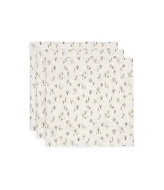 Jollein Hydrofiele Doek Small 70x70cm - Tiny Park - 3 Stuks