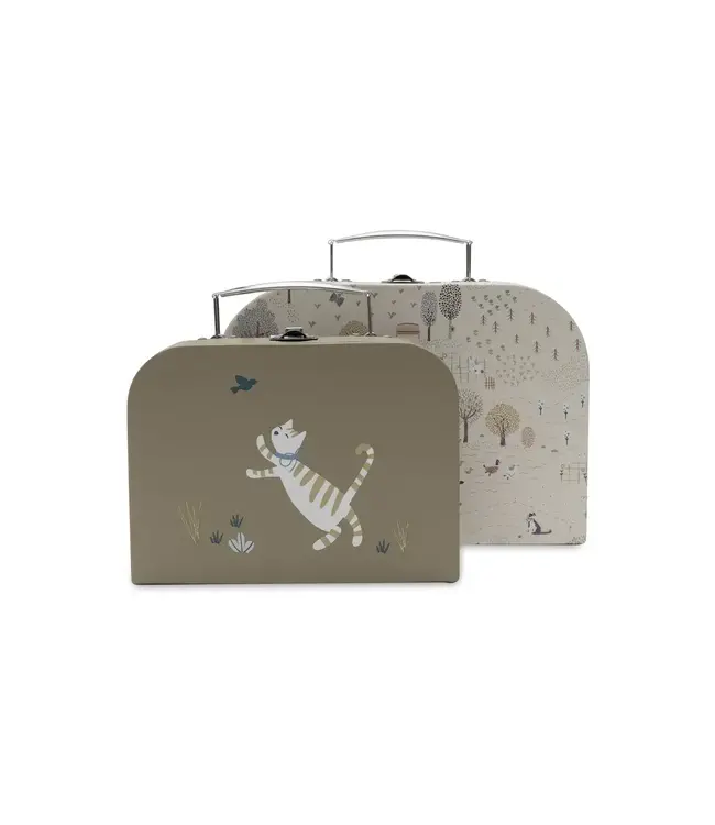 Jollein Speelkoffertje - Tiny Park - 2 Stuks