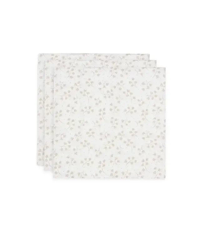 Jollein Hydrofiele Doek Small 70x70cm - Leafy Dreams - 3 Stuks