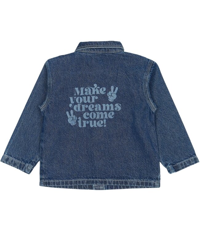 The New TNST6385 TNSTParker OS Denim Overshirt BLUE DENIM